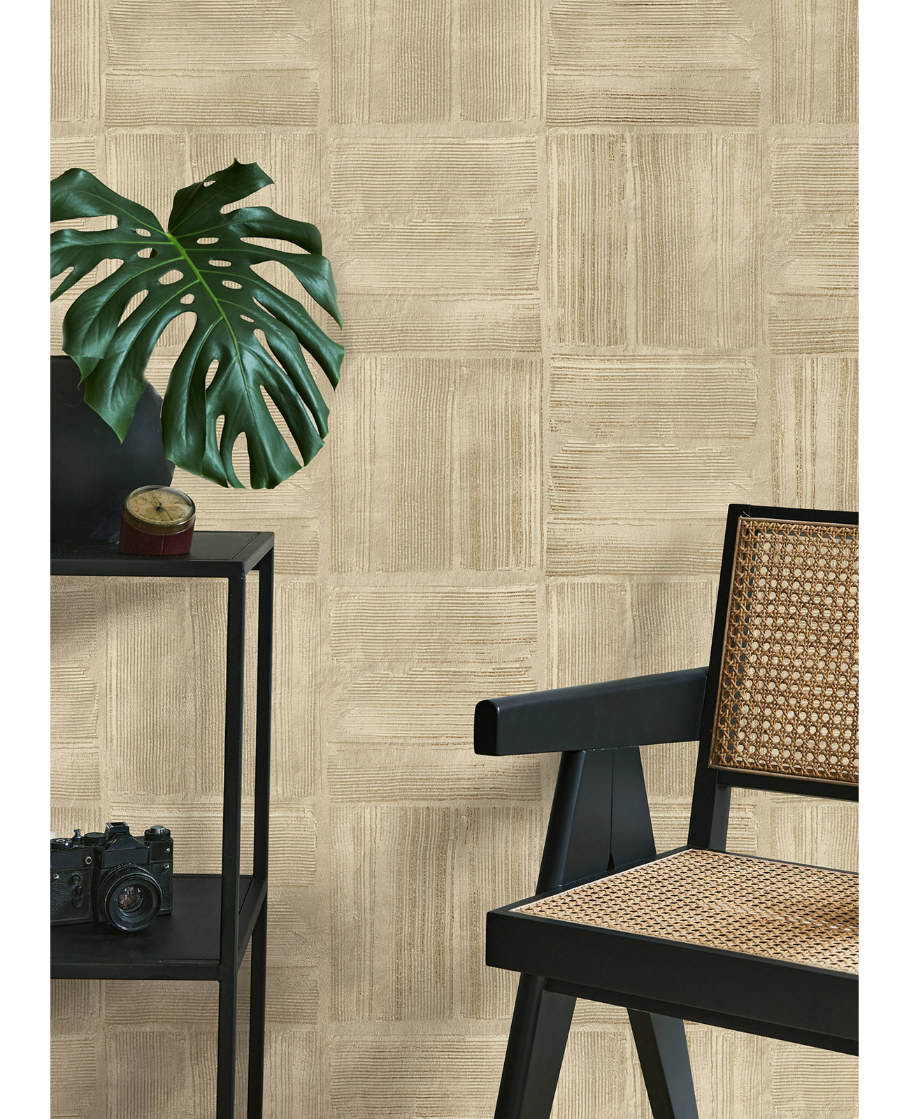 Addalyn Geometric Wallpaper, Neutral