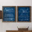 «Locomotive Blueprint I», ensemble de 2 impressions encadrées sur toile-940331315-940331274