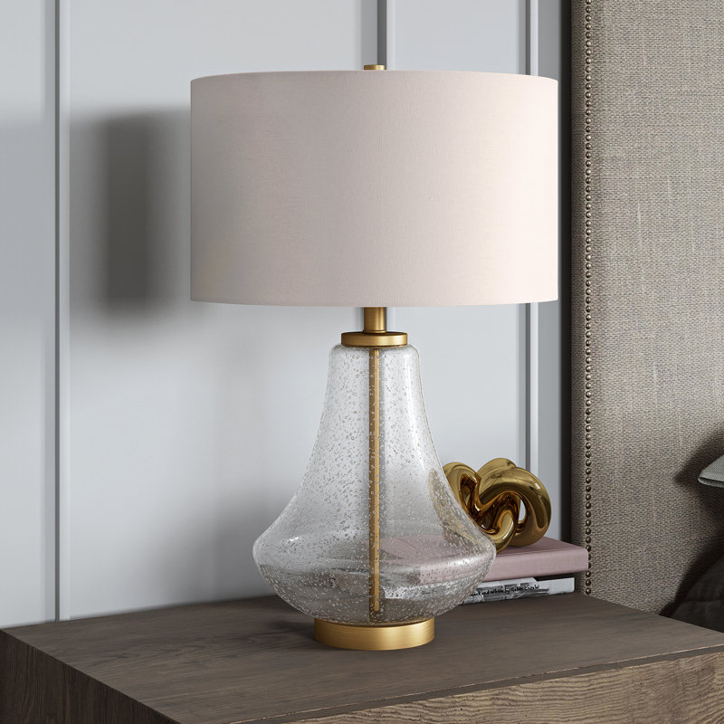 Avrianna Table Lamp, Gold/Clear
