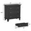 Commode 3 tiroirs avec poignée rétro pour chambre à coucher, salon, couloir-891560713