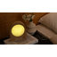Réveille-matin à grain de bois avec sonorisation et veilleuse RVB, double alarme, lampe de chevet à intensité variable pour la chambre à coucher, horloges de table
