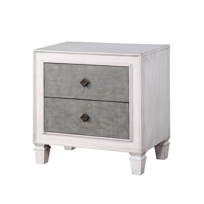 Table de chevet au fini rustique