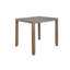 Aston 6 Piece Dining Set With 42"W Dining Table Four 15"W Square Stools And 1 Buffet Console Table