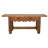 Dartanyan 79'' Solid Wood Top Console Table