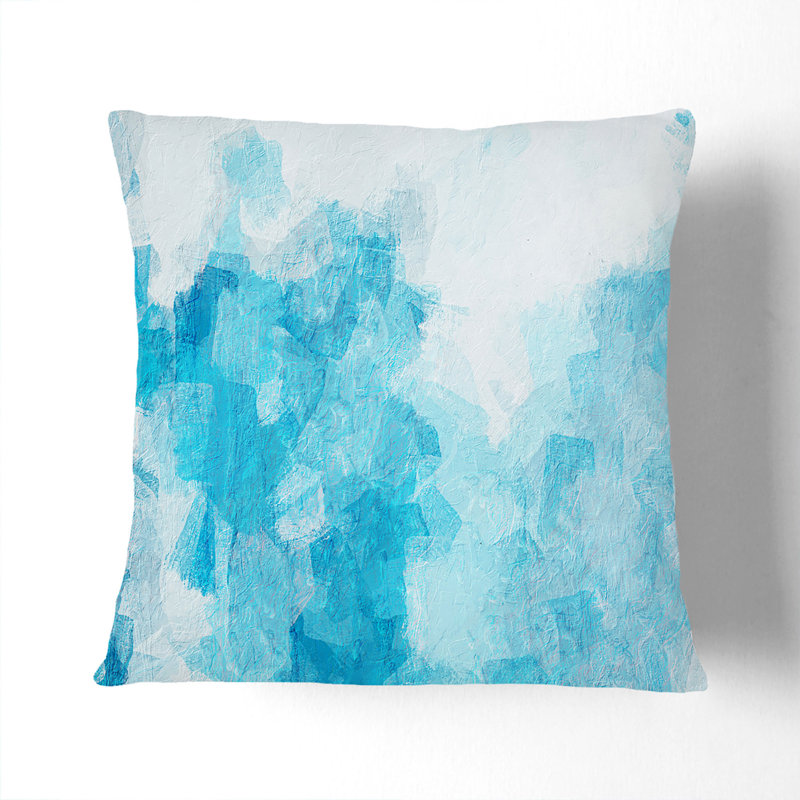 Abstract Square Throw Cushion, 55cm H x 55cm W x 20cm D