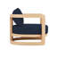Muse Outdoor Teak Lounge Chair-1894988986