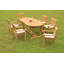 Montecito Outdoor 11 - Piece Teak Dining Set-1852543763-1786936221