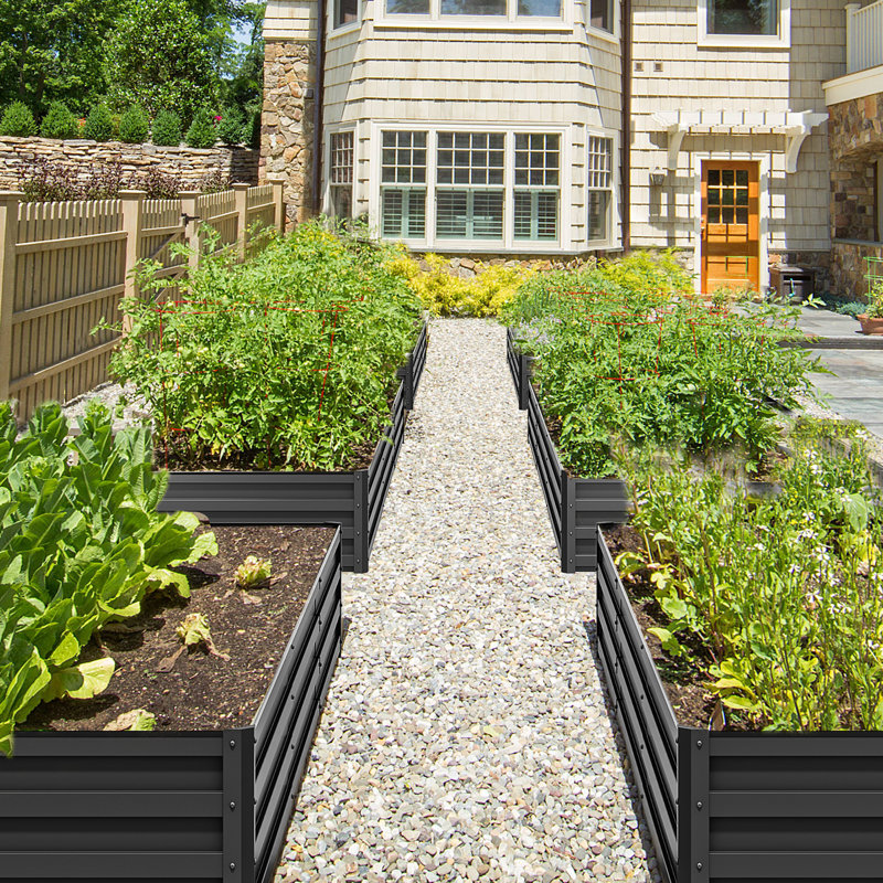 Waloo Heavy-Duty Modular Raised Garden Bed for Plants and Herbs