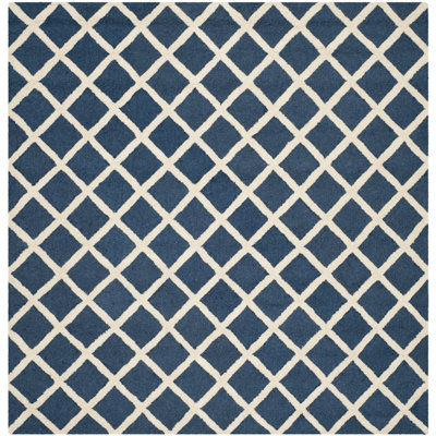 Sanyla Hand Tufted Wool Geometric Rug