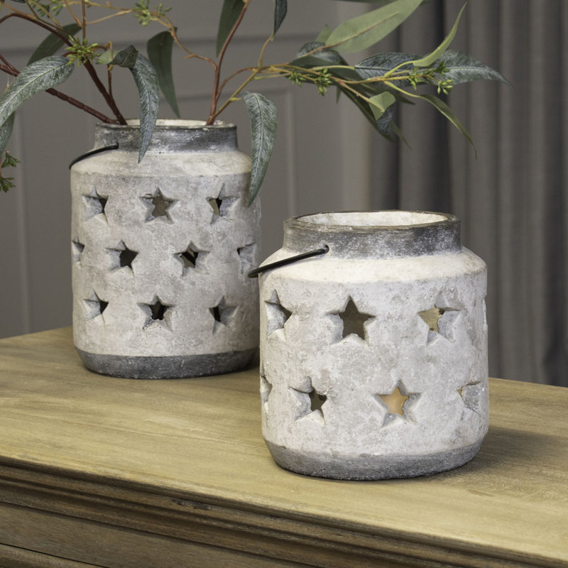 Andrian Ceramic Candle Accessories, 23cm H x 18cm W x 18cm D