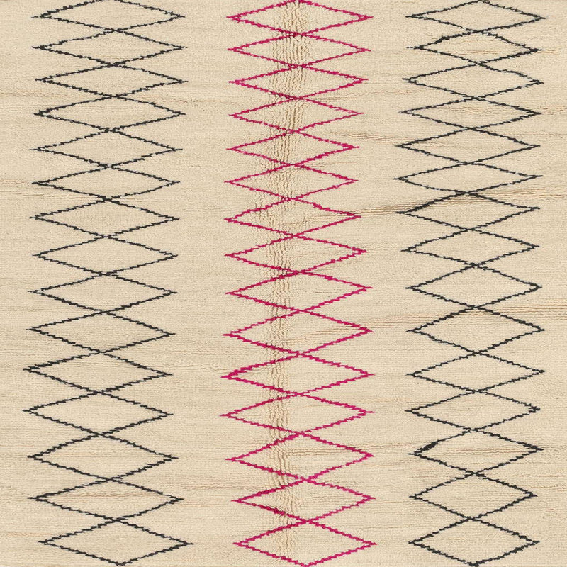 Tapis abstrait moderne 1806, Carré 5 pi