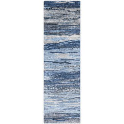 Premium Machine Washable Alaina AMF1933 Waves Rug
