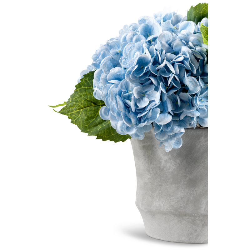 Ryann Realtouch Hydrangea Arrangement, Blue
