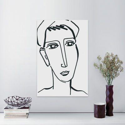 Deep Thinking 1 Piece Wrapped Canvas Wall Art