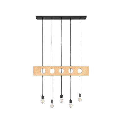 Murrell 5 - Light Black Cluster Pendant