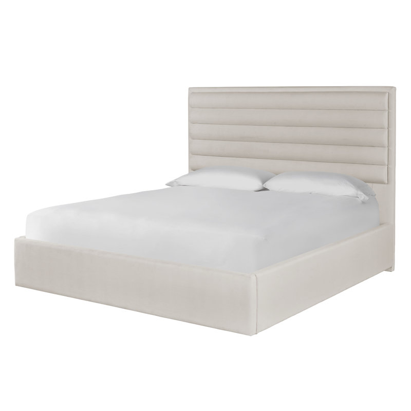 Upholstered Panel Bed, Queen