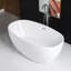 Baignoire de trempage autoportante en acrylique 59 po. X 32 po.-50499931-100500624