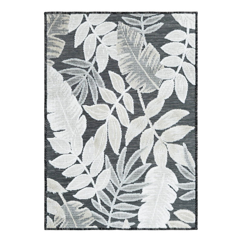 Firman Floral Indoor / Outdoor Rug, Rectangle 2'2" x 3'1"