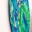 Bleu et vert, art liquide abstrait I - art mural moderne en métal-68858251
