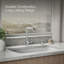 Transitional Design Refillable Soap Dispenser, Lotion Dispenser for Bathroom or Kitchen-1698044606