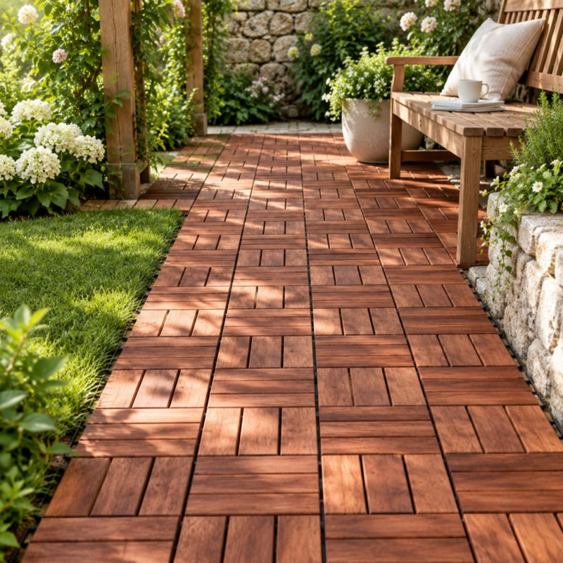 Parquet d'extérieur 12 po
