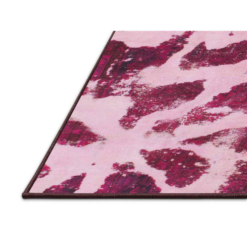 Tapis abstrait multicolore Starkweather, Rectangle 5 pi x 7 pi