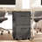 17'' Wide 2 -Drawer Mobile File Cabinet-1126637788