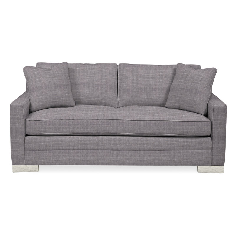 Canapé Summerton, Chenille nomade ardoise Crypton®, Pierre de lin