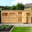 16 ft. W x 6 ft. D Wood Shiplap Pent Storage Shed
