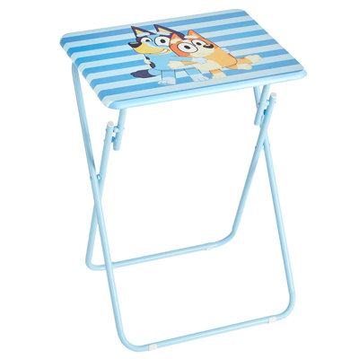 Bluey Folding TV Tray Table, Snack Table, Portable Table for laptop, entertaining,eating
