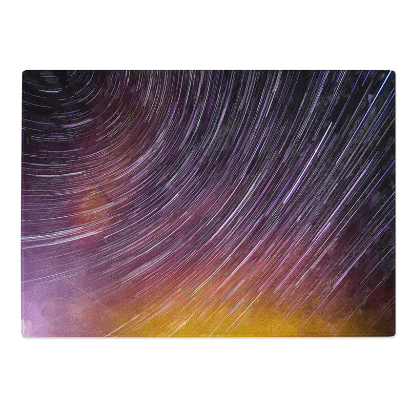 Tempered Glass out of Space Vol.38 Chopping Board, 39 cm W x 28.5 cm L
