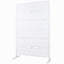 Écran d'intimité extérieur et intérieur en métal H 76 po x l 48 po, écran d'intimité décoratif autoportant pour terrasse de balcon de terrasse, panneaux de clôture d'intimité pour jardin extérieur PS118-126374107