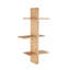 Cole And Grey Wood Handmade 6 Shelf Wall Shelf-388495519