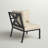 Abordale Metal Outdoor Lounge Corner Chair with Cushions