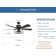 Deshard 42'' Ceiling Fan with Light Kit