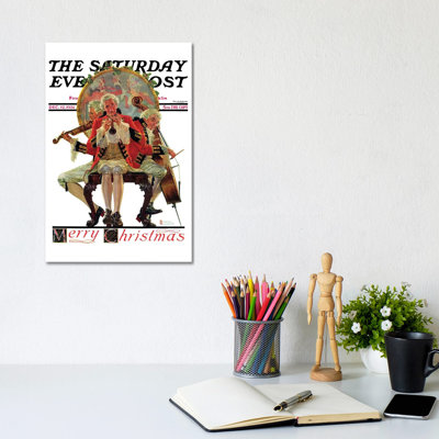 Three Victorian Musicians - Wall Art Print - Wrapped Canvas