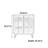 Simple storage sideboard display cabinet