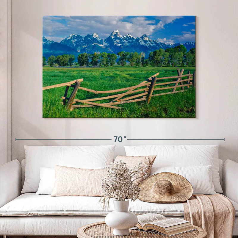 Alvord Rustic Mountain, 34" H x 51" W
