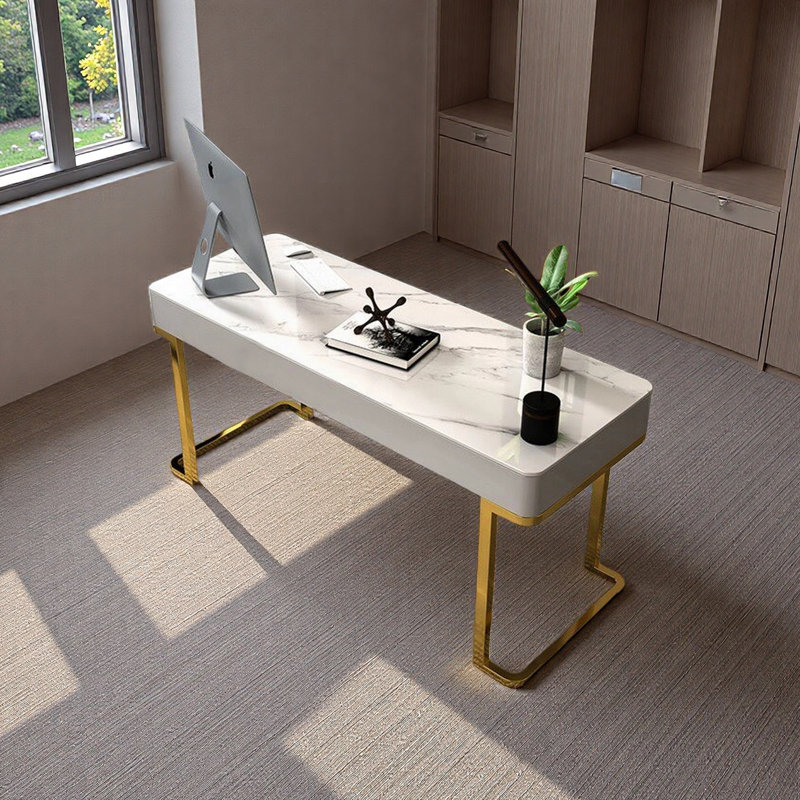 Nordic-Style Luxury Desk, 29.52" H x 70.86" W x 23.62" D
