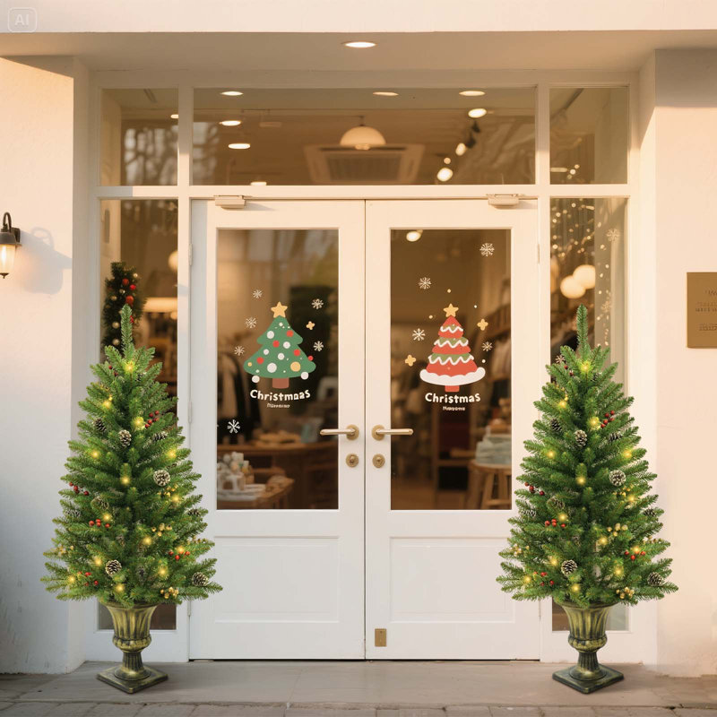 121.9cm H Lighted Artificial Christmas Tree