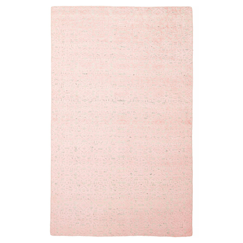 Tapis unique rose de 4 pi 11 po x 8 pi 1 po Tangier