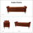 Georgia 58.5'' W  Traditional Classic Storage Bench with Solid Wood Legs and Nailhead Trim-1394453985