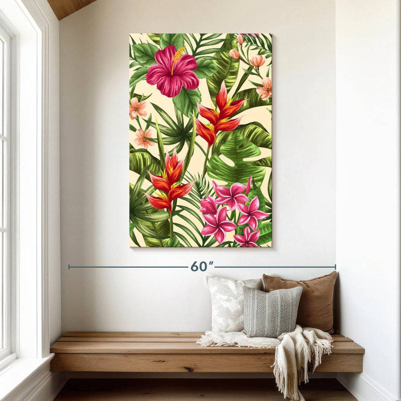 Plantes à fleurs tropicales Kerner, H 48 po x l 32 po