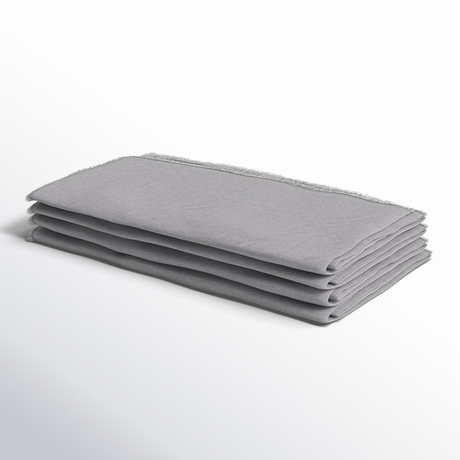 Zadia Reversible Linen Napkin, Gray