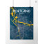 Portland City Map - No Frame Print-1791157406