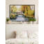 Bridge Over Stream - Painting on Canvas-2085613788