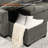 109" Oversized Sleeper Sofa, U-shaped Modular Sectional Sofa, Sofa Bed with Storage Chaise