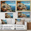 Capri, Italie, bleu, village méditerranéen I - Paysage, Italie, art mural-884214313-884214306