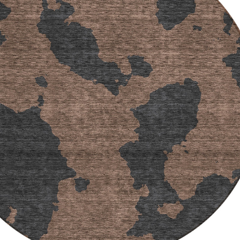 Tapis d'intérieur rond 8 pi
