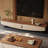 Solid wood high-end creative simple TV cabinet-106919864